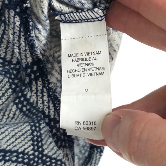 🌸Lucky Brand Womens Diamond Tile Top Med 1054 - Picture 6 of 8